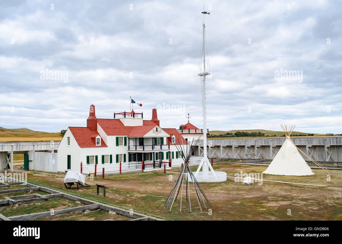 Fort Union Trading Post National Historic Site Stock Photo