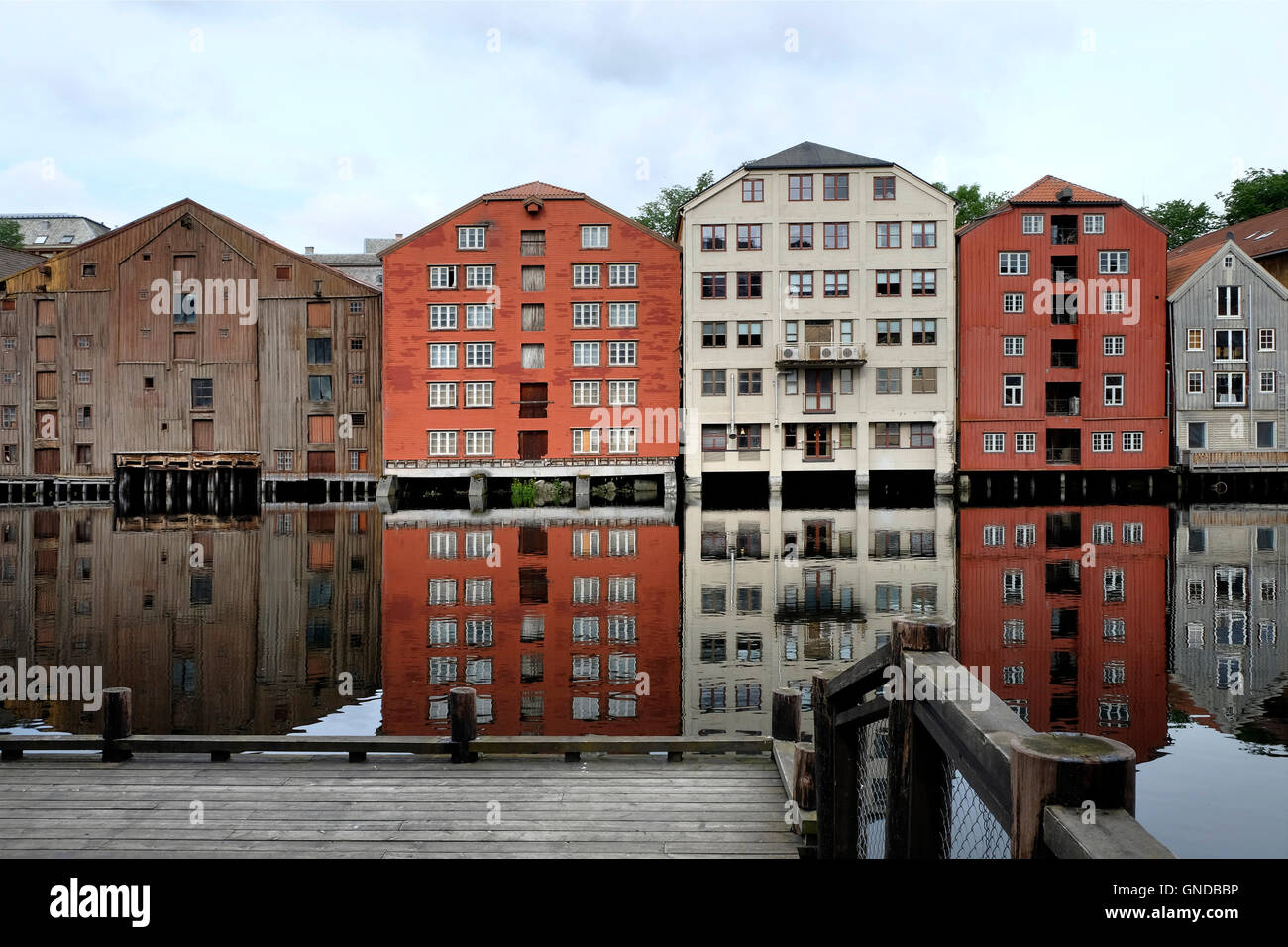 Norway, Trondheim, Traditional House Stock Photo Alamy