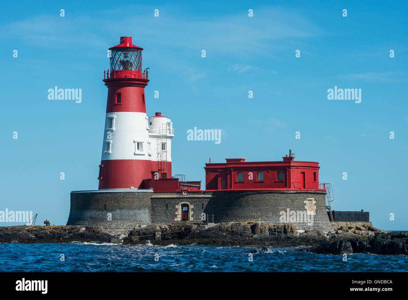 Longstone lighthouse, Farne Islands Stock Photo