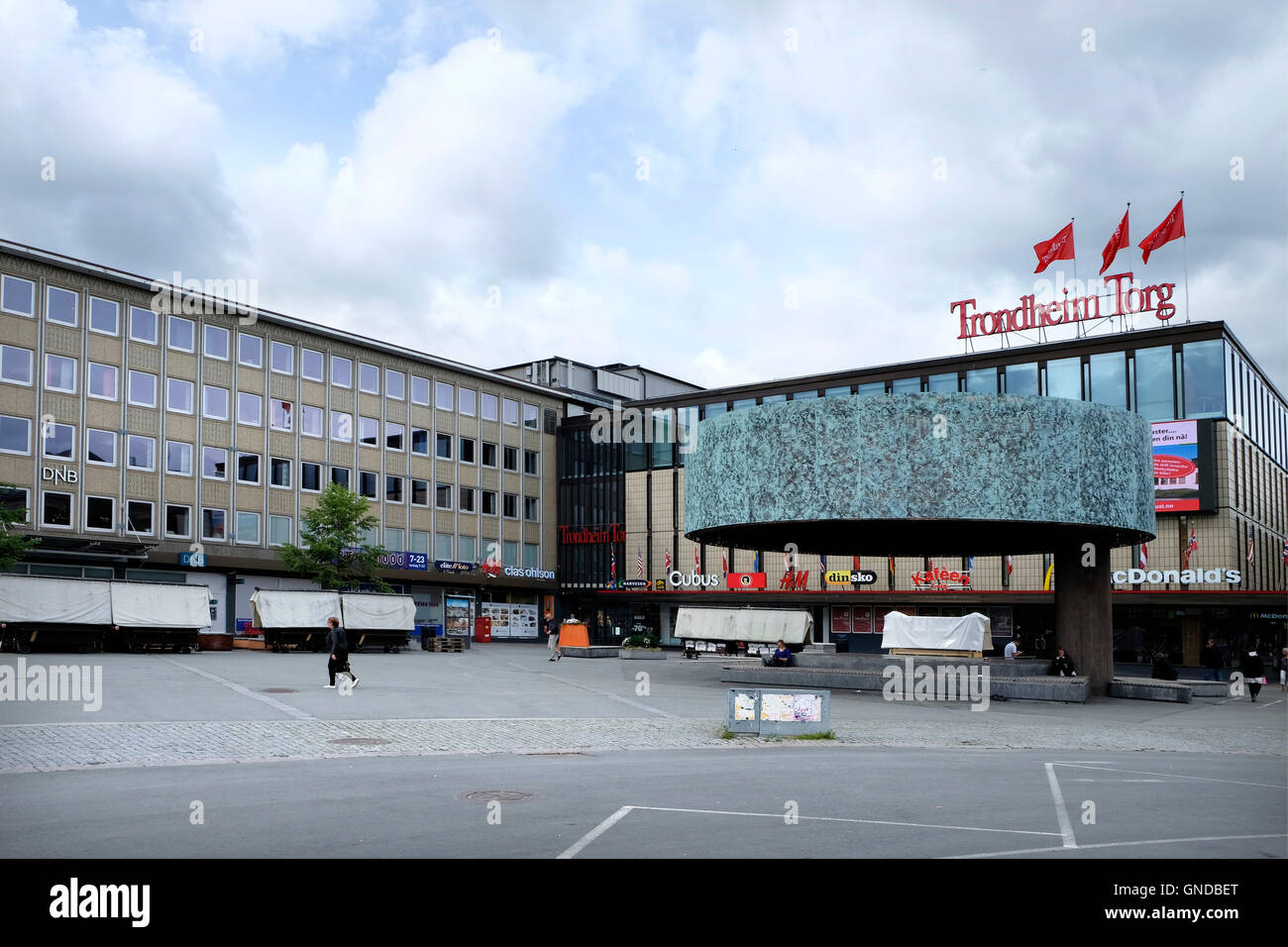 Norway, Trondheim, Shopping Center Stock Photo - Alamy
