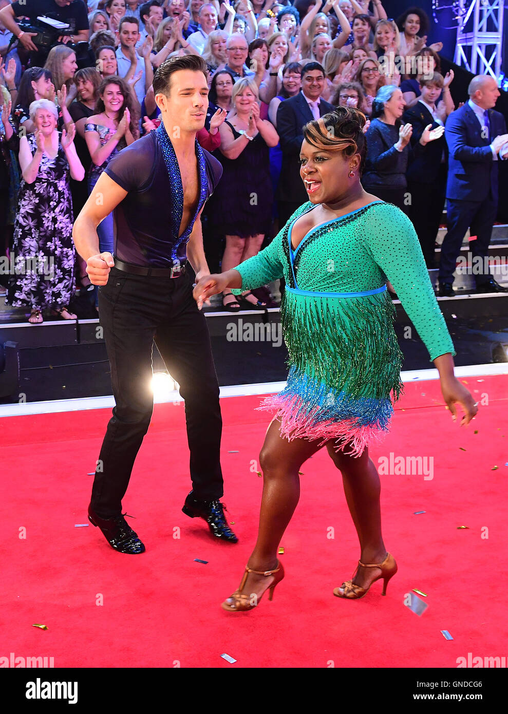 Danny Mac and Tameka Empson at the launch of Strictly Come Dancing 2016