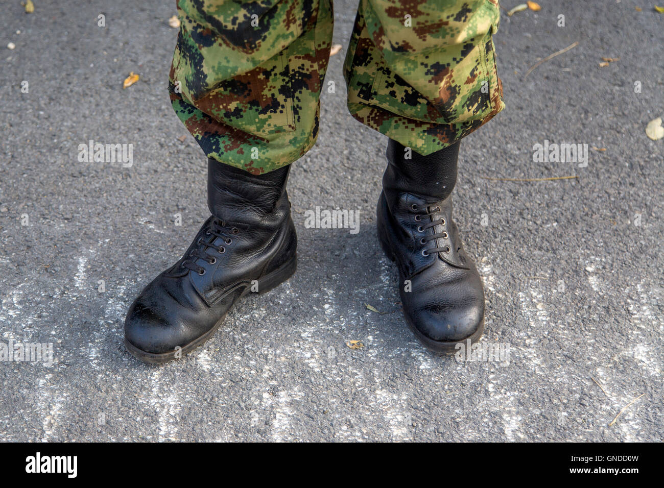 Unidentified soldier of Serbian Armed 