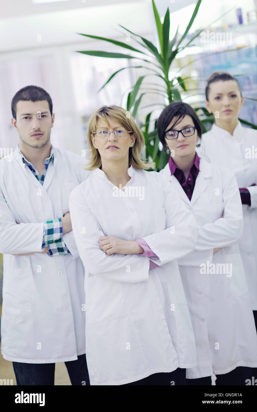 pharmacy drugstore people team Stock Photo - Alamy