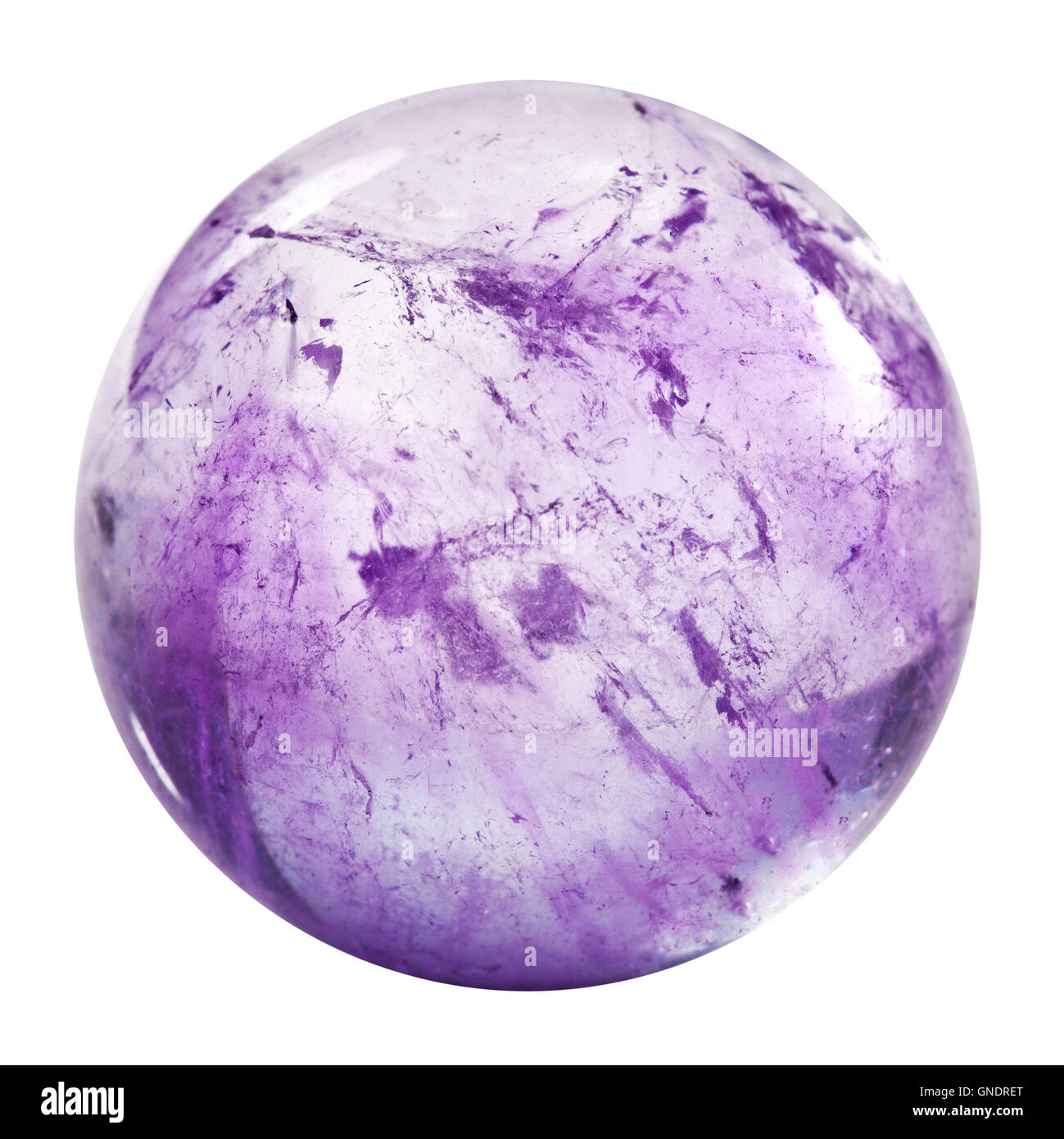 amethyst sphere isolated Stock Photo - Alamy