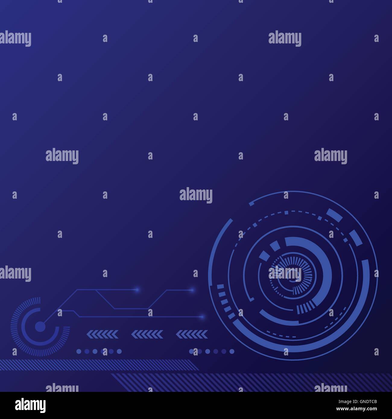 Abstract blue modern futuristic technology background vector ...