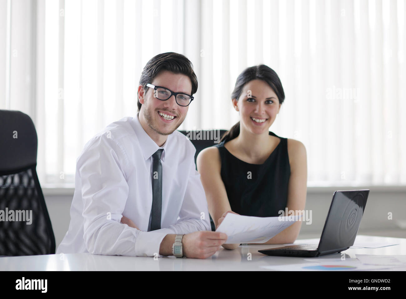 business people in a meeting at office Stock Photo - Alamy