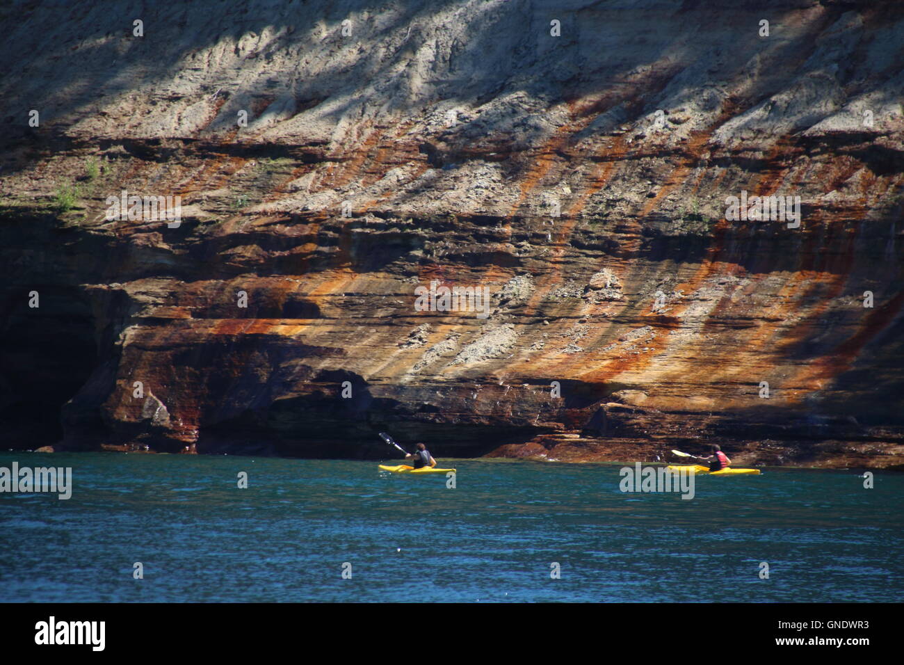 Pictured Rocks National Park, MI, USA Stock Photo