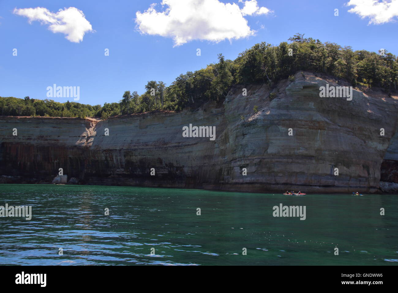 Pictured Rocks National Park, MI, USA Stock Photo