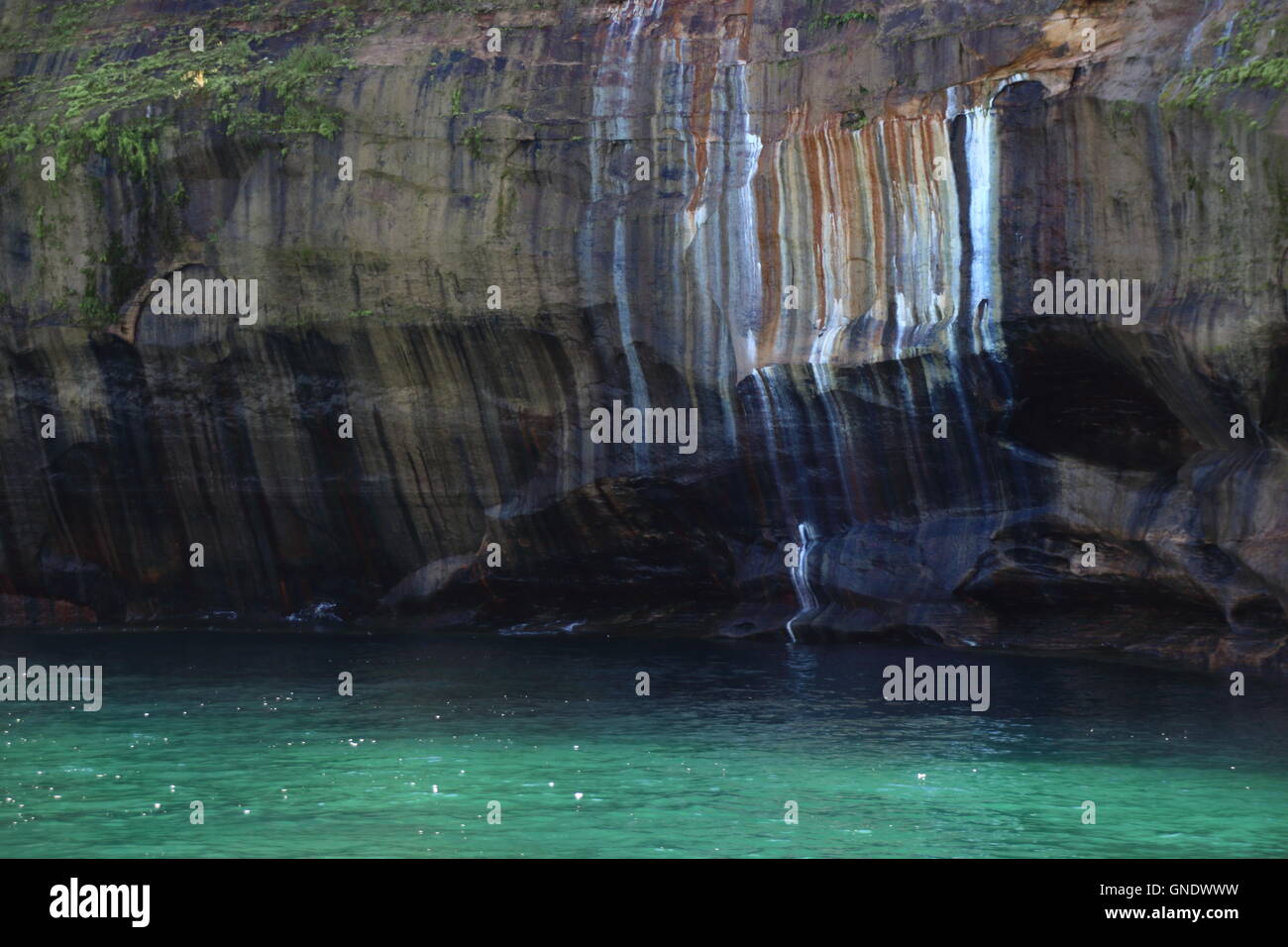 Pictured Rocks National Park, MI, USA Stock Photo