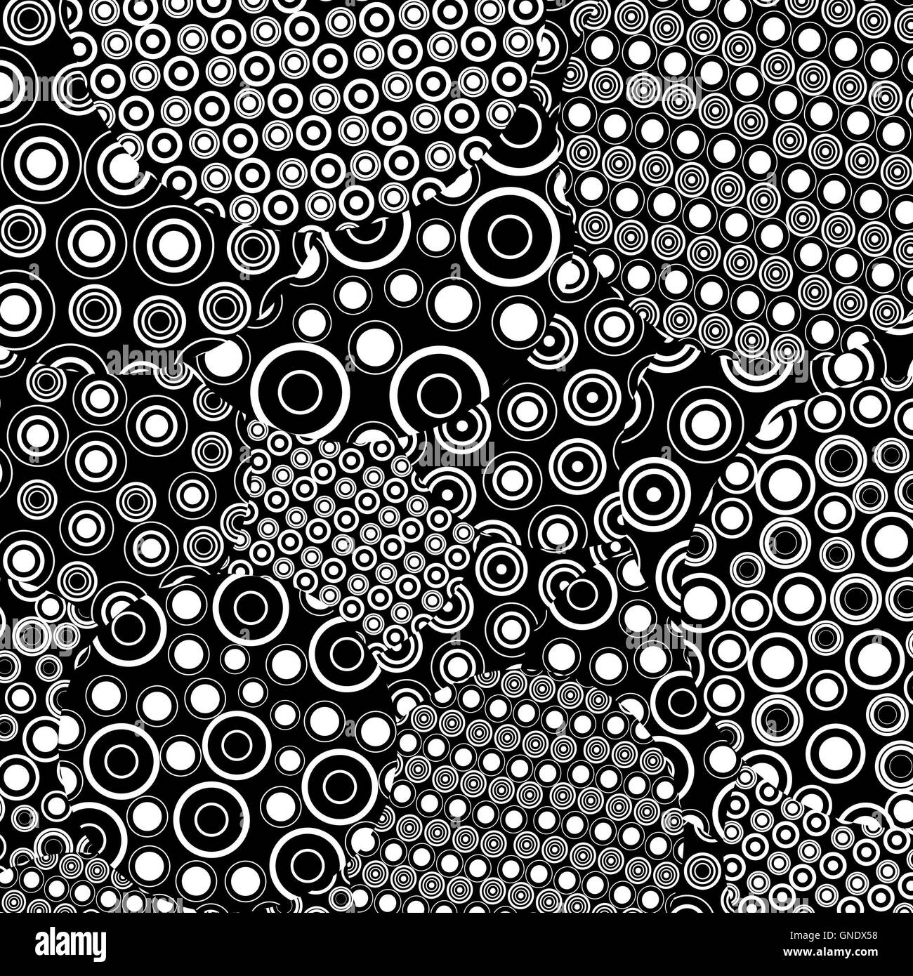 Black and white circle background Stock Photo Alamy