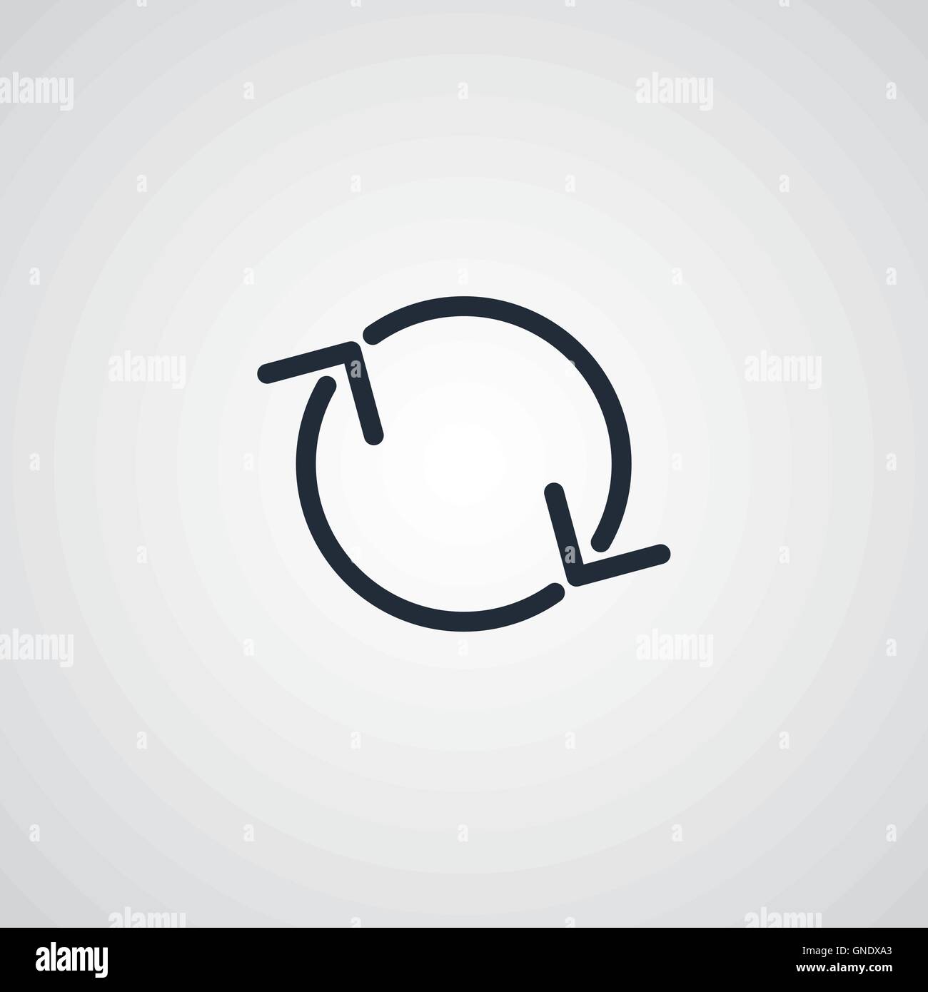 refresh flat icon Stock Vector Image & Art - Alamy