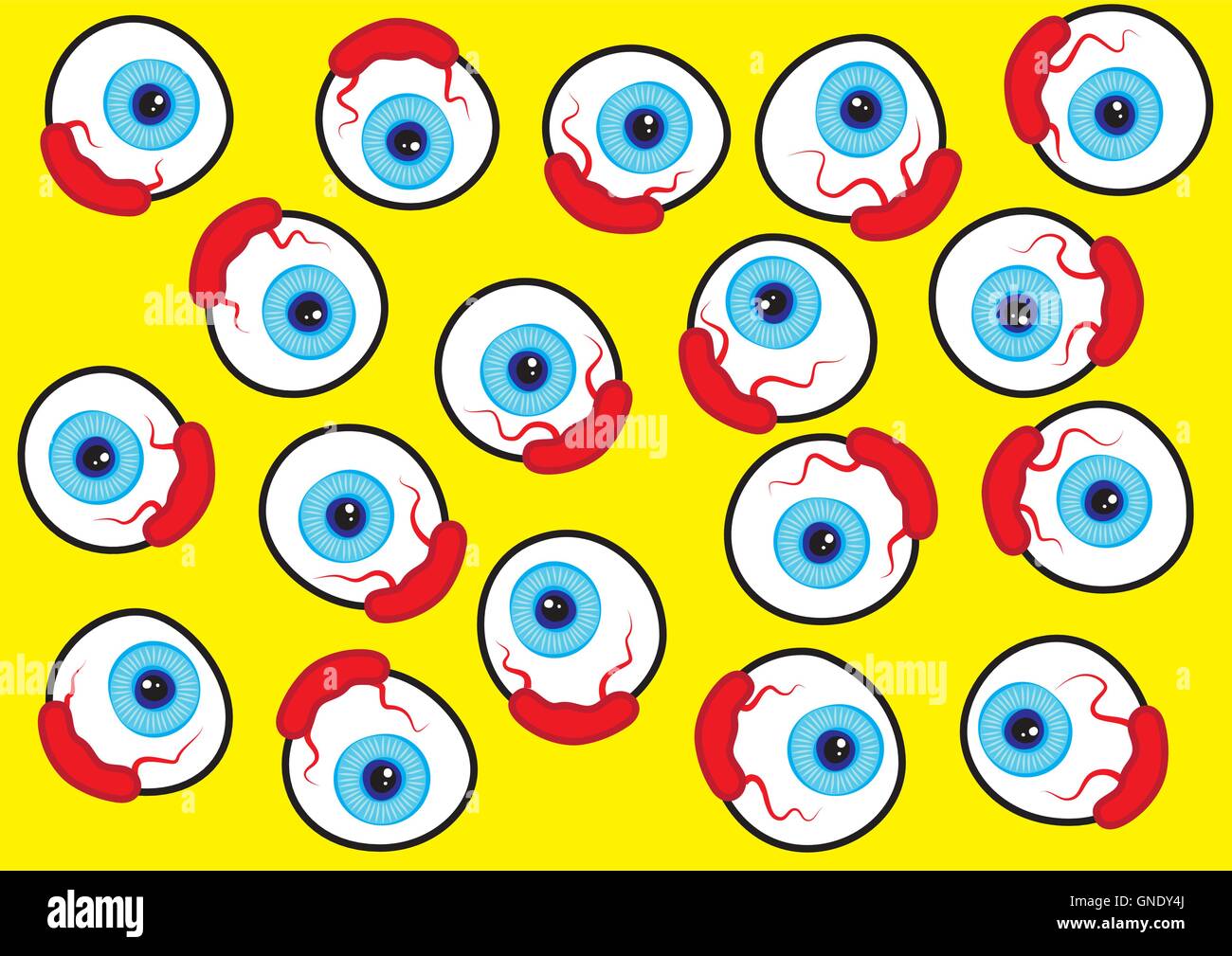 eyeball pattern design Stock Vector