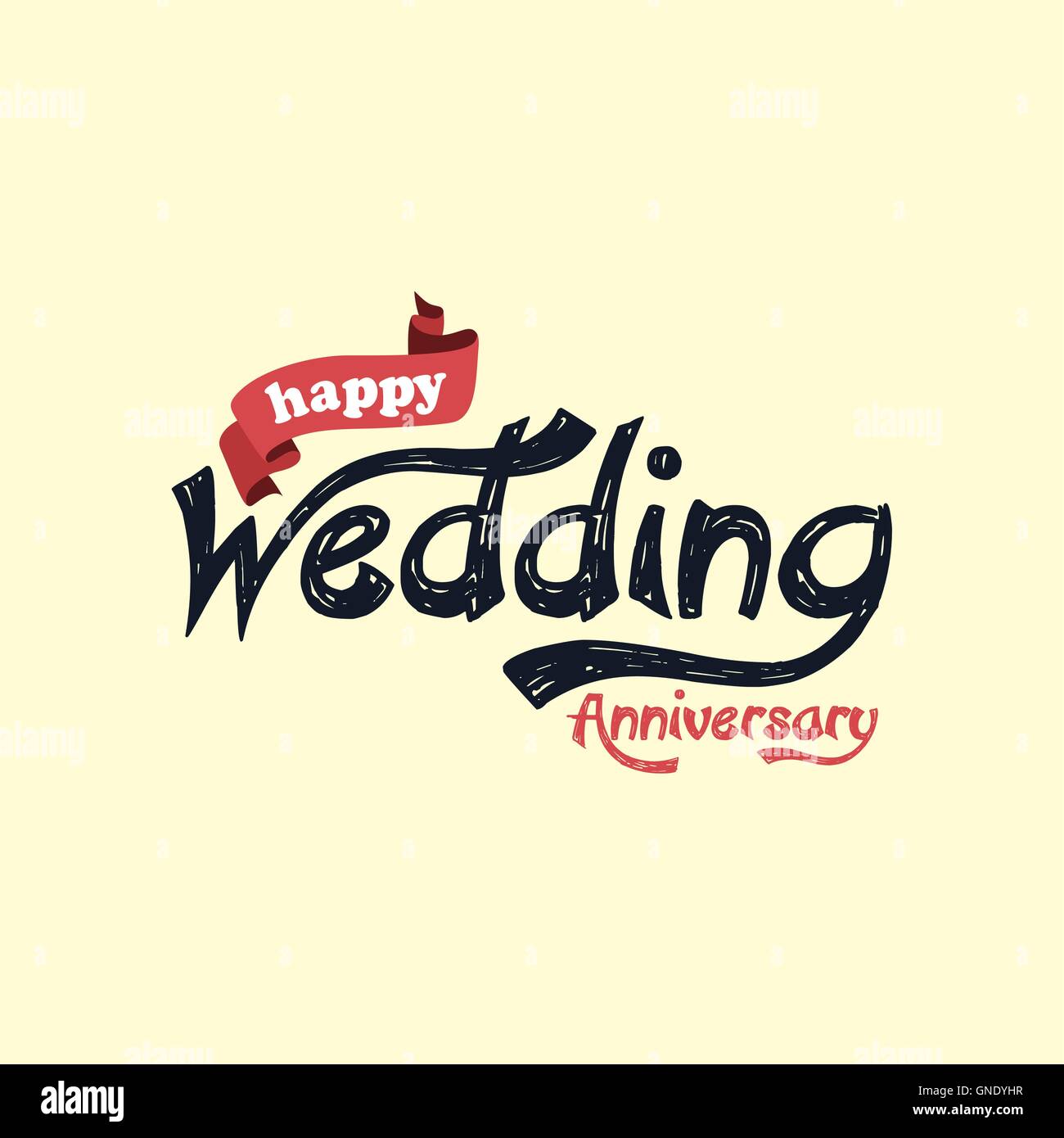 happy wedding anniversary theme Stock Vector Image & Art - Alamy