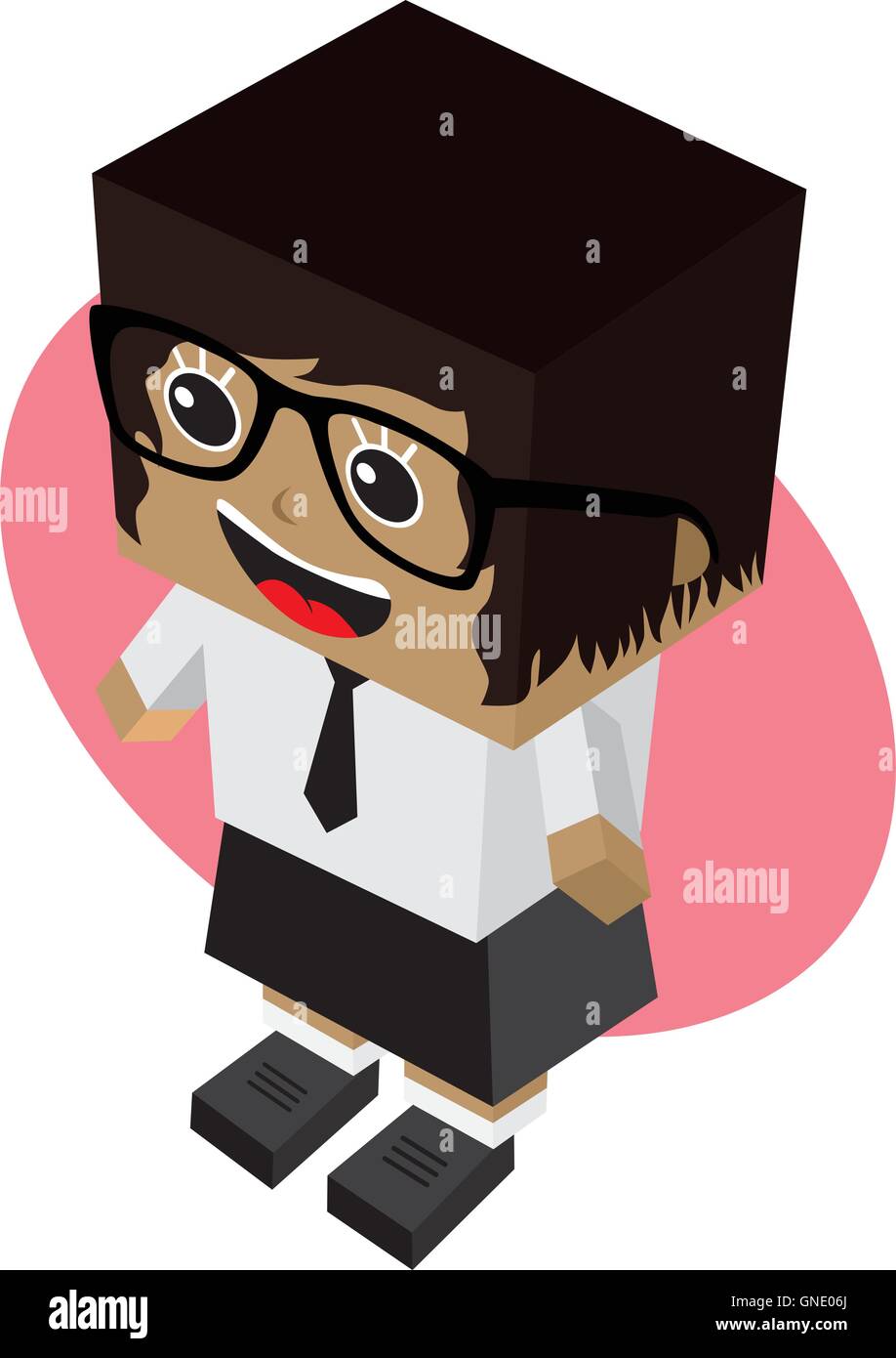 business woman cartoon character Stock Vector Image & Art - Alamy