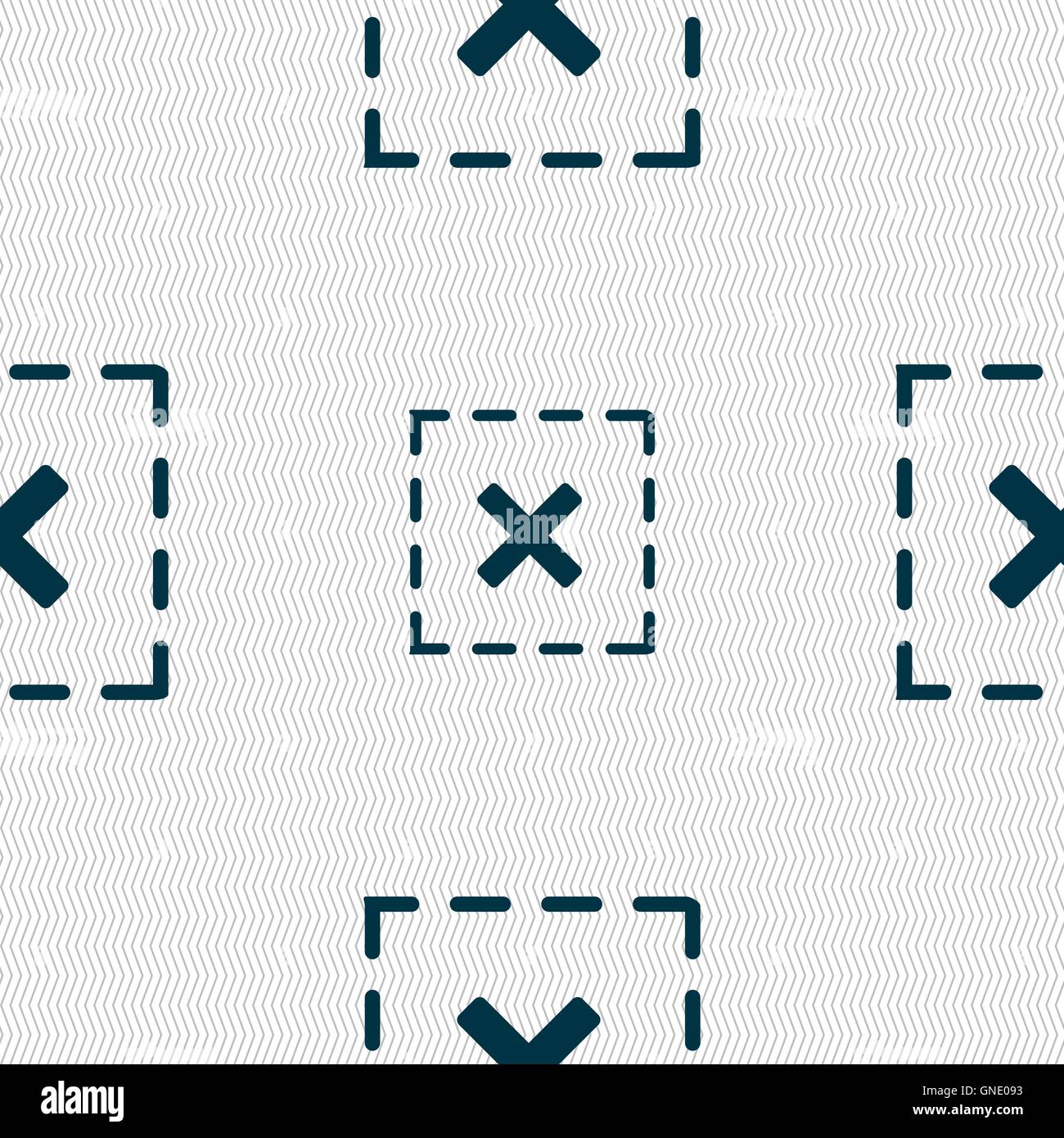 Crosswise pictogram Stock Vector Images - Alamy
