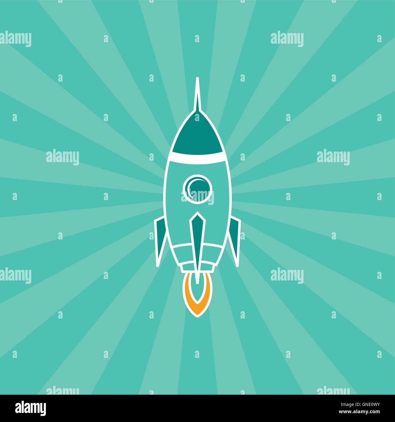 rocket ship launch Stock Vector Image & Art - Alamy