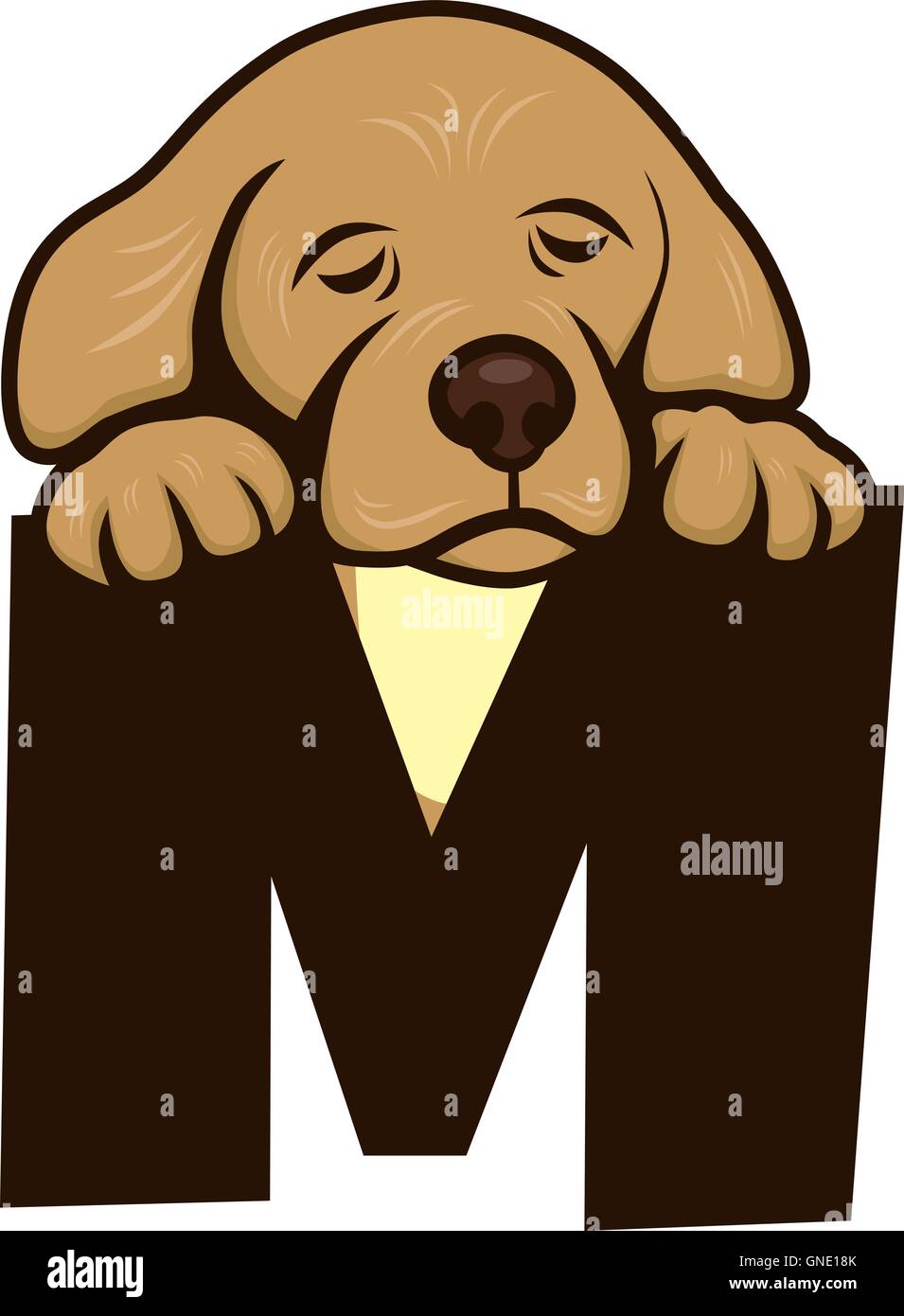cute little puppy Stock Vector Image & Art - Alamy