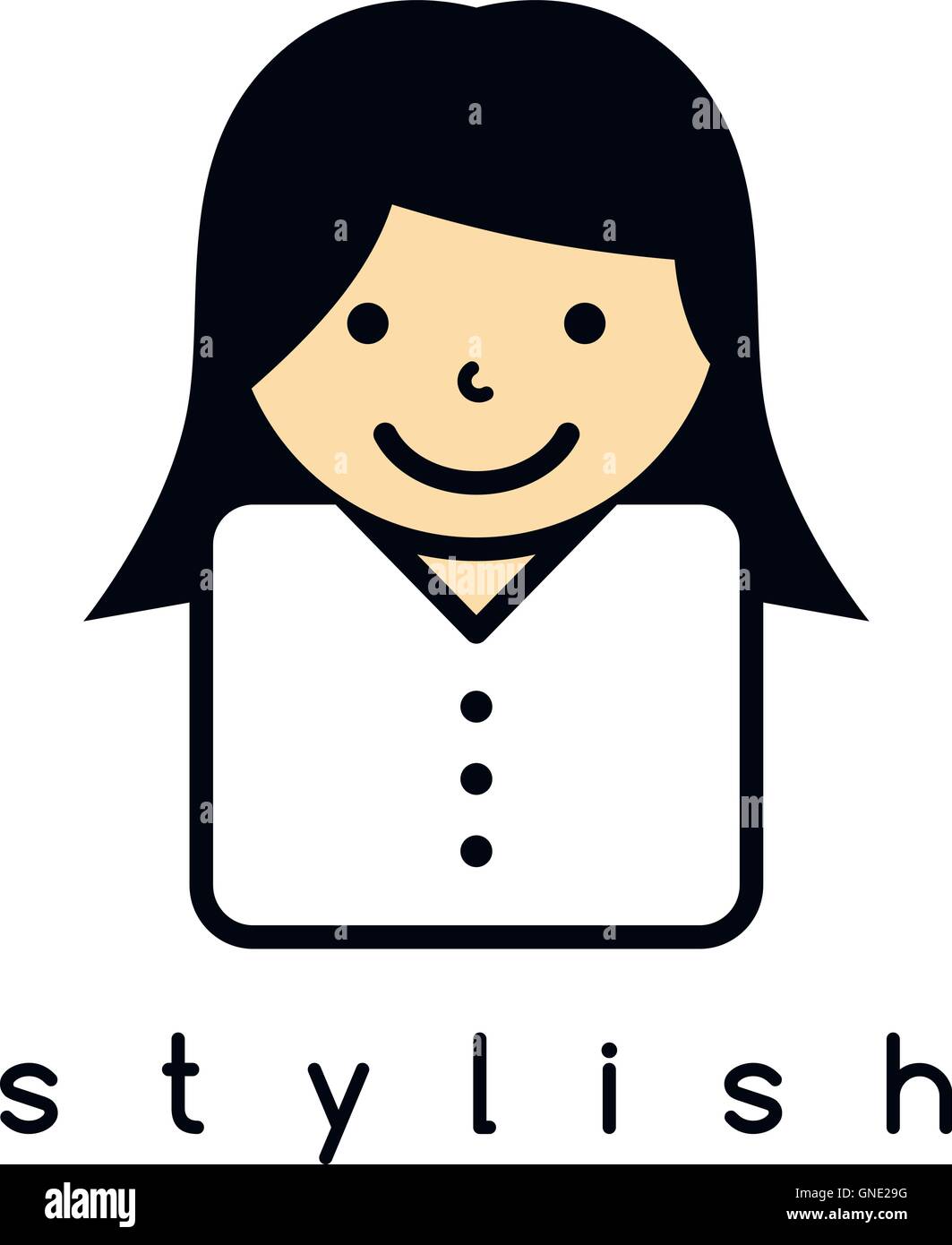 Avatar portrait profile picture Stock Vector Images - Alamy
