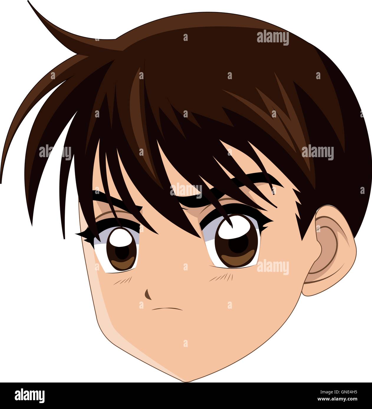 anime style boy icon Stock Vector Image & Art - Alamy