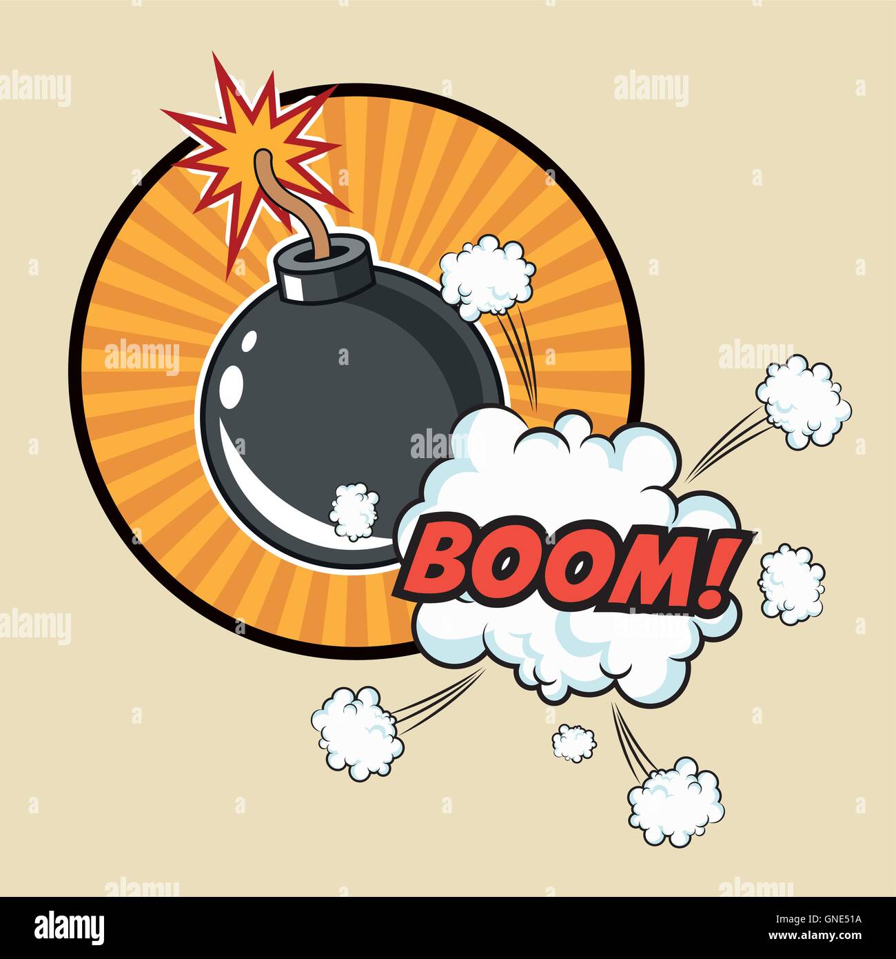 Boom explosion pop art comic design Stock Vector Image & Art - Alamy