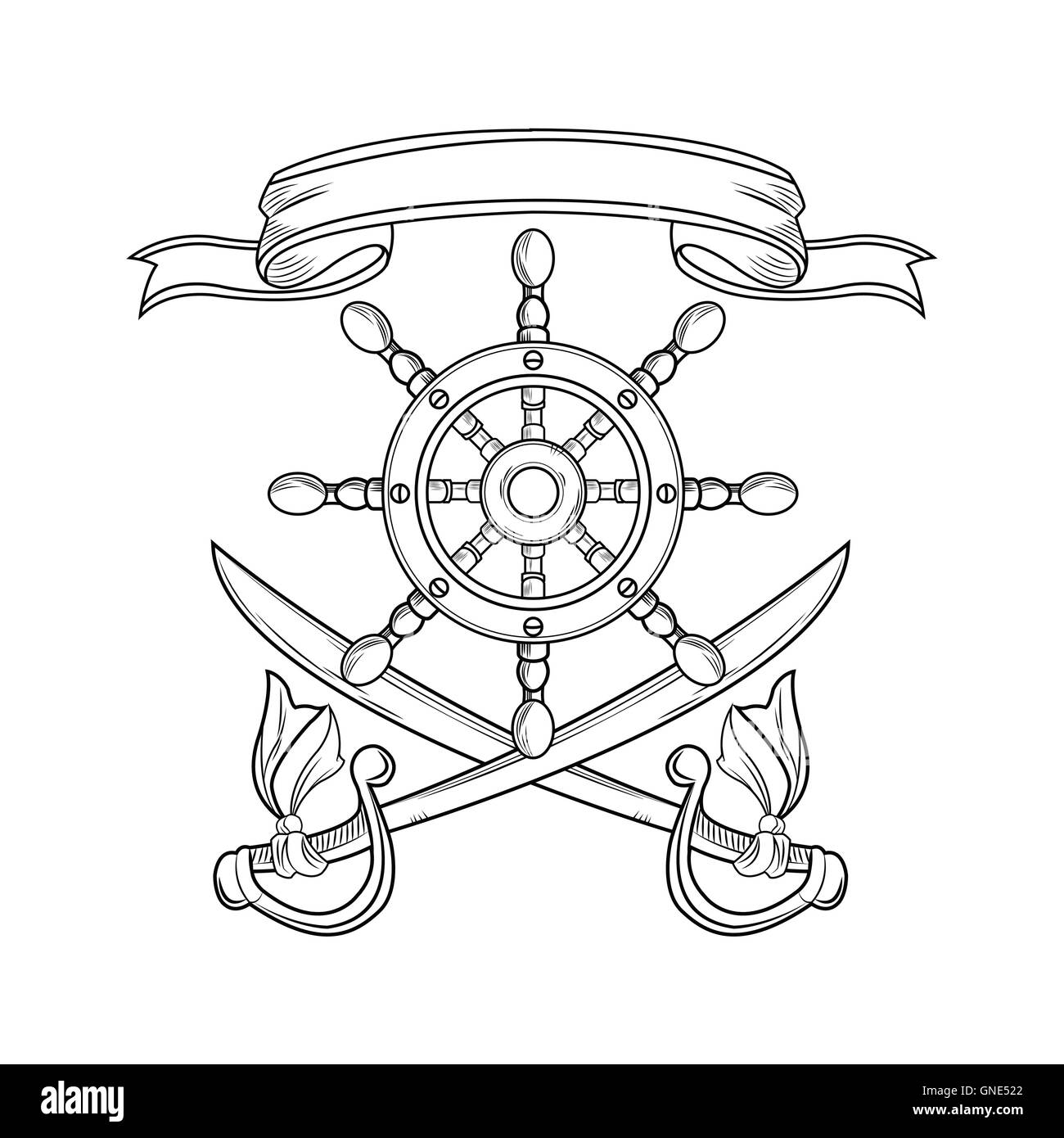 Anchor & Rudder Symbol Meanings: Free Vector Templates