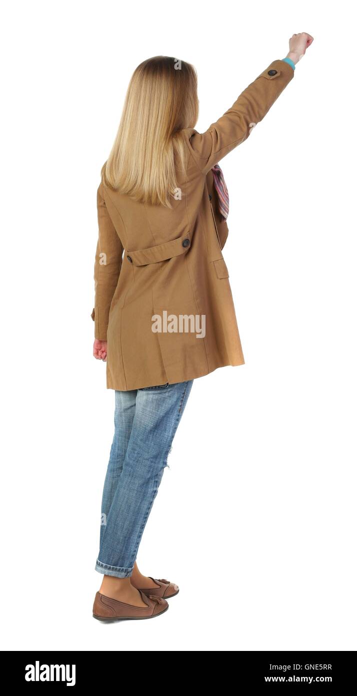 Ok back view Cut Out Stock Images & Pictures - Alamy