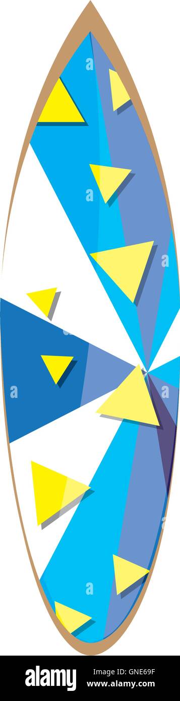 Isolated Surfboard on white background, Vector illustration Stock ...