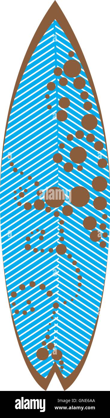Isolated Surfboard on white background, Vector illustration Stock ...