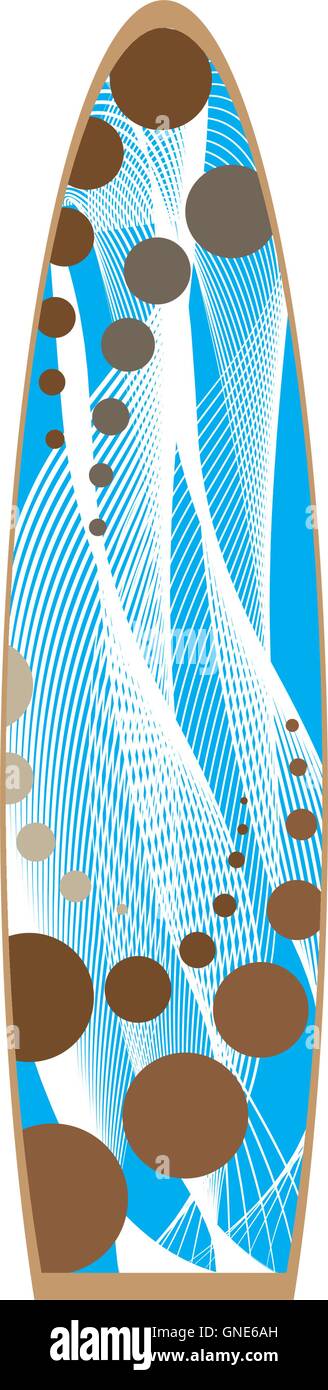 Isolated Surfboard on white background, Vector illustration Stock ...