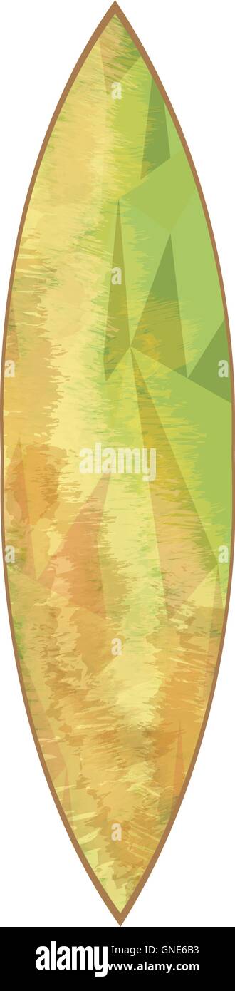 Isolated Surfboard on white background, Vector illustration Stock ...