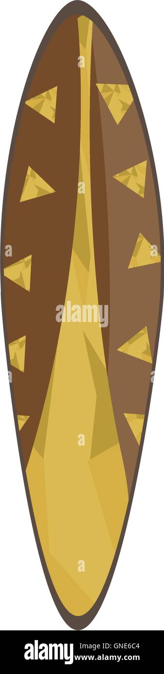Isolated Surfboard on white background, Vector illustration Stock ...