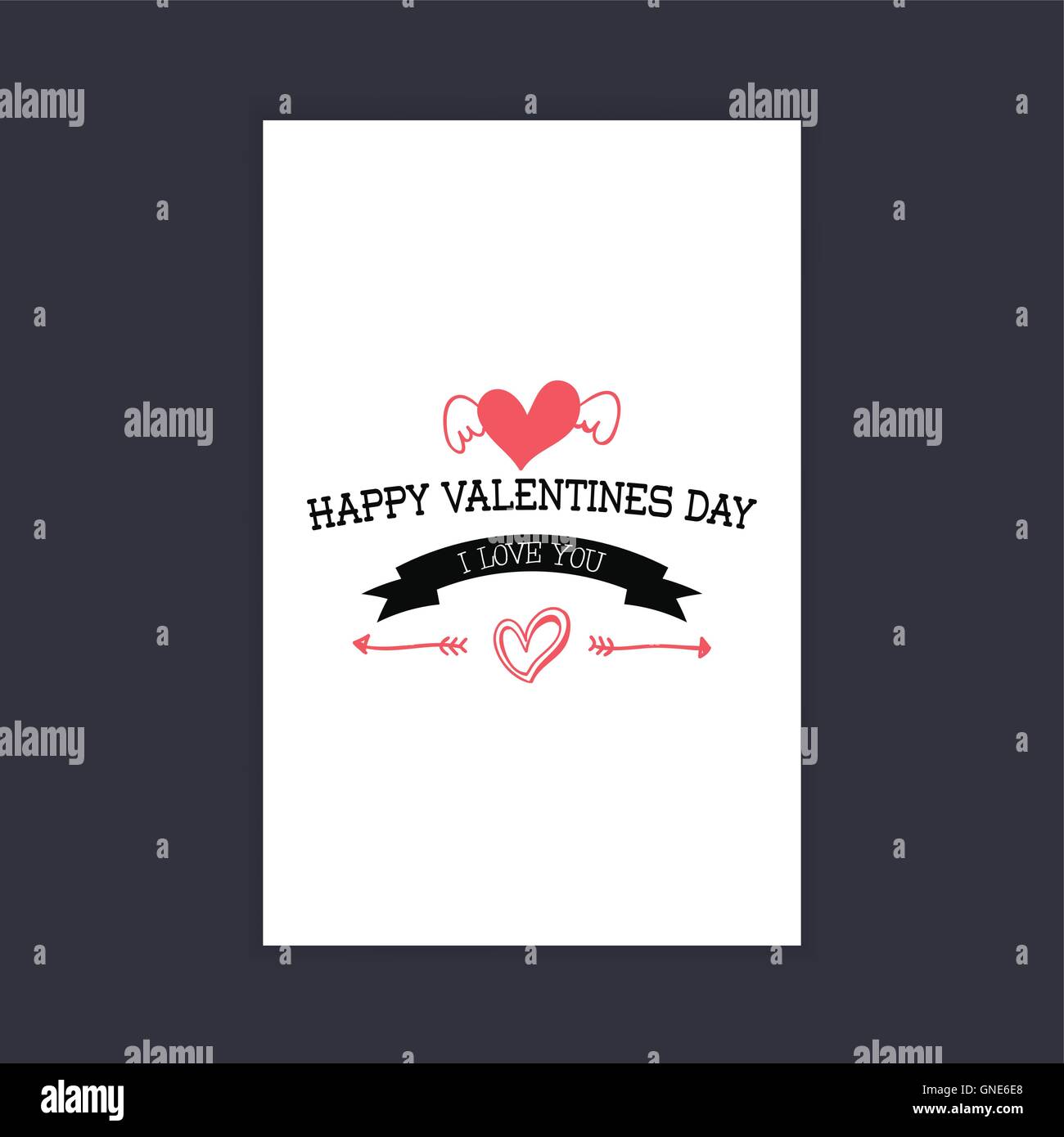 Happy Valentines day Stock Vector Image & Art - Alamy
