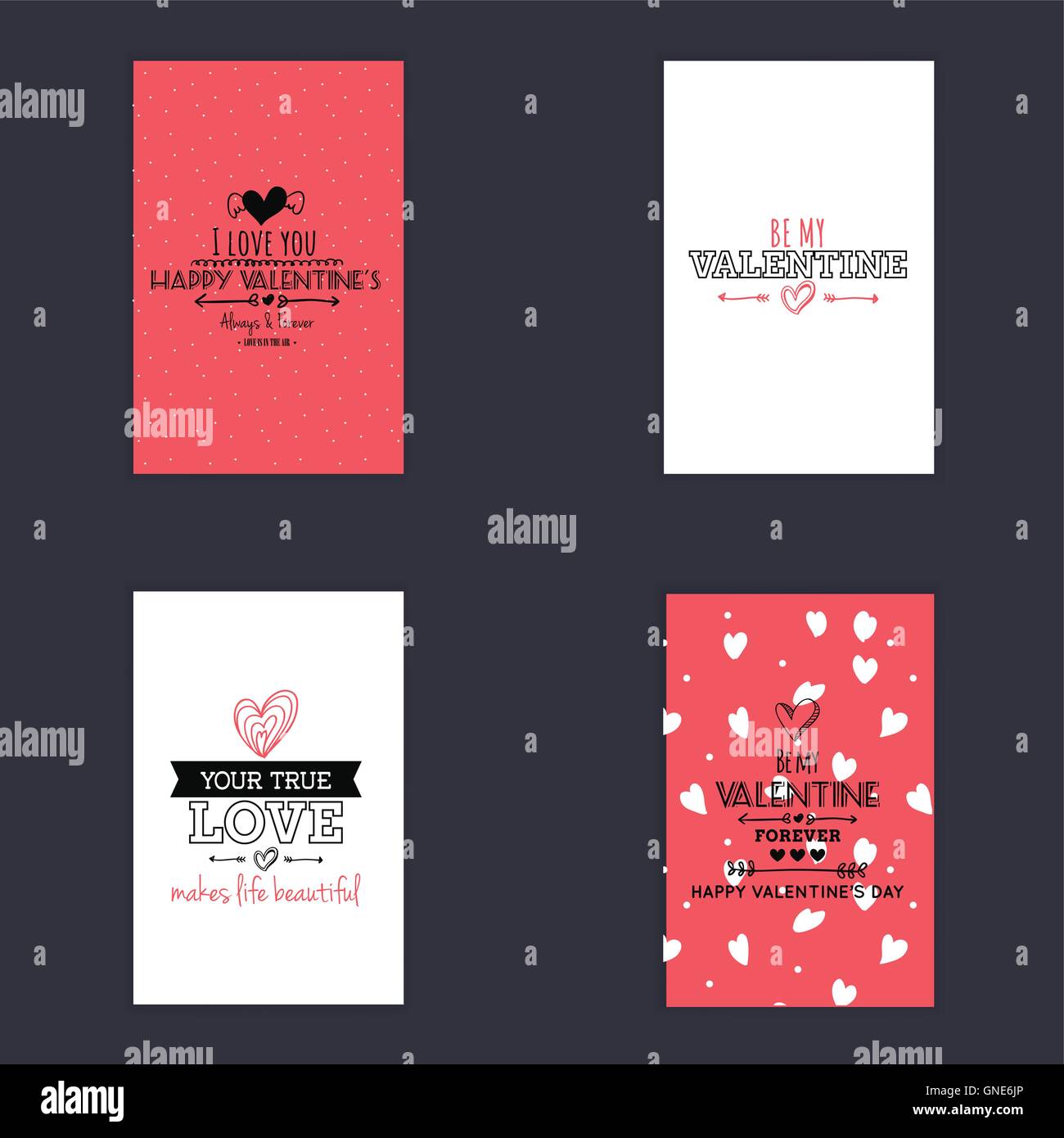 Happy Valentines day Stock Vector Image & Art - Alamy
