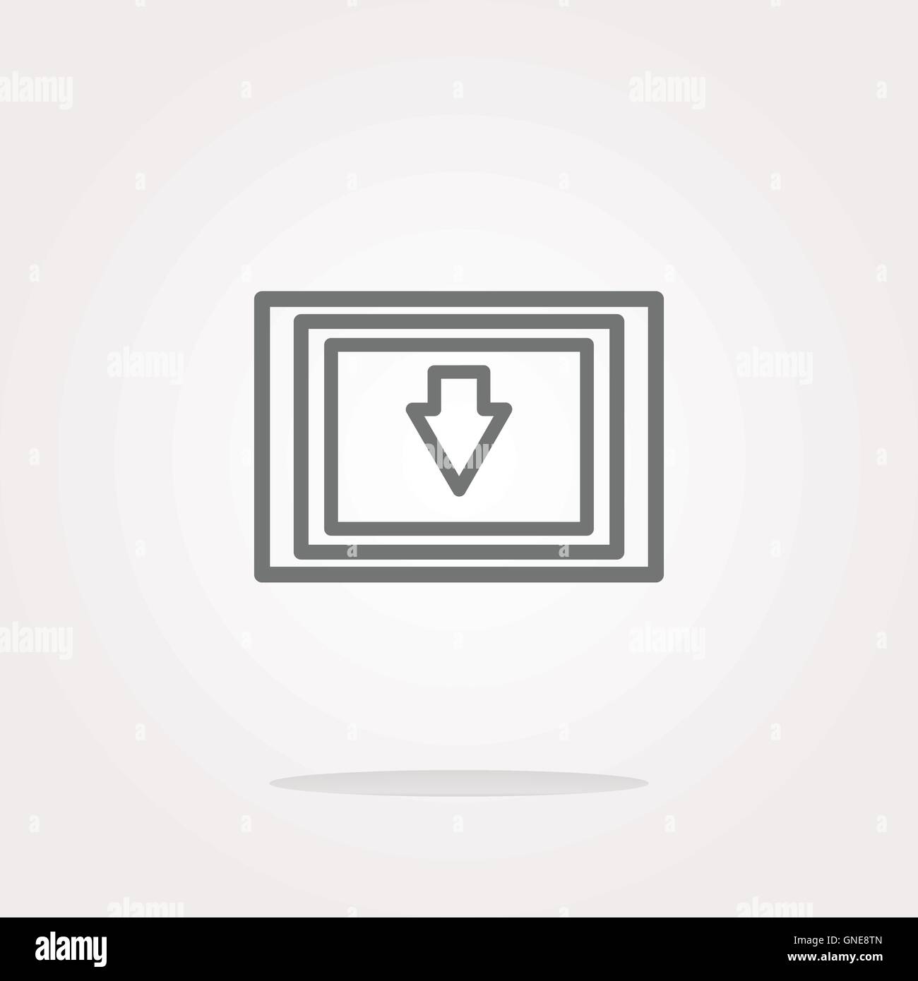 Online folder icon vector hi-res stock photography and images - Alamy