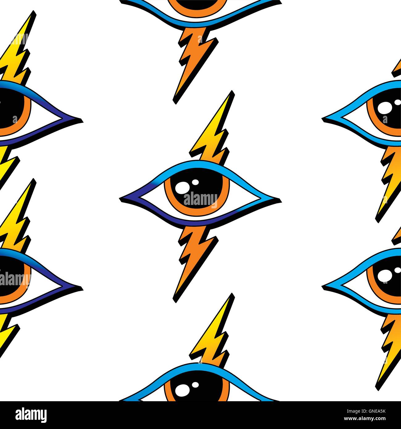 seamless one eye pattern Stock Vector Image & Art - Alamy