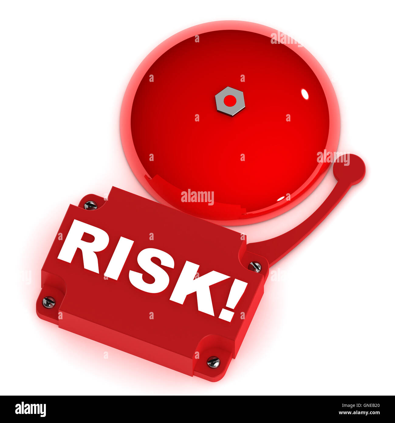 Alarm Risk Risk Alarm Bell Stock Photo - Alamy