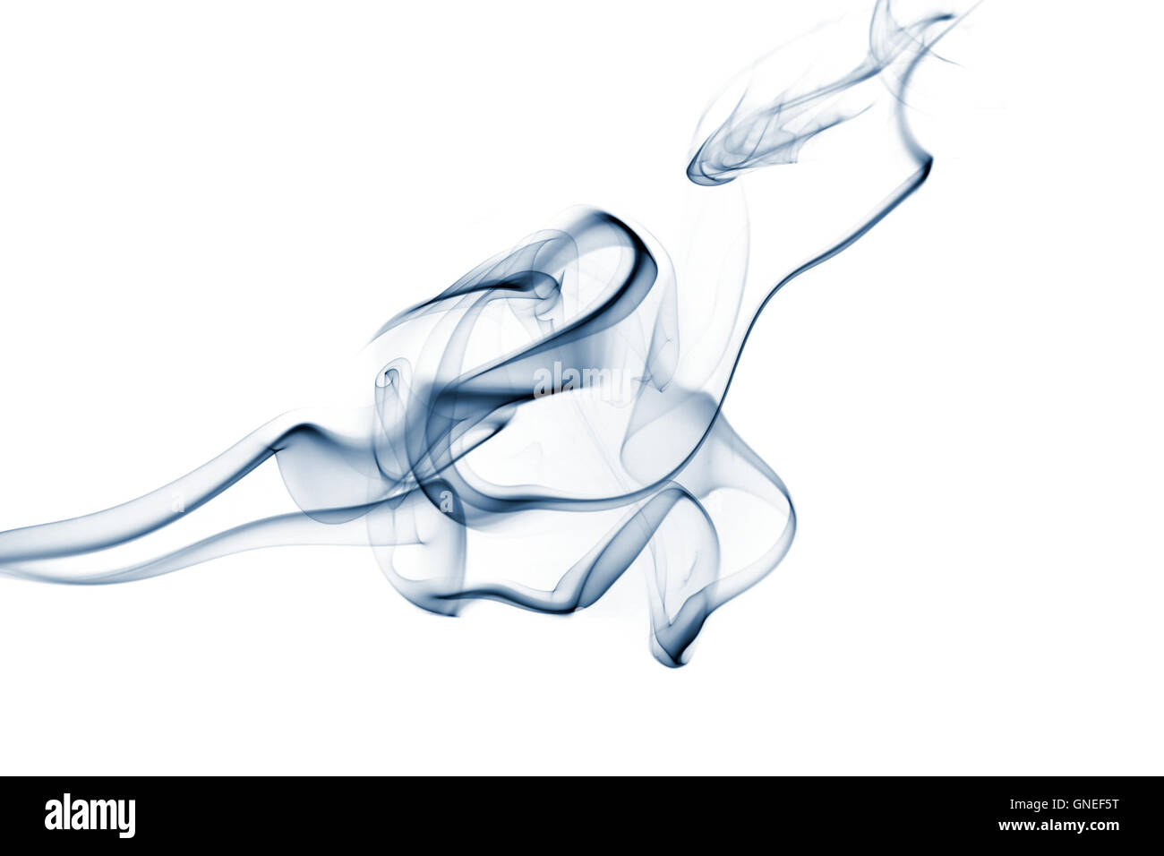 abstract blue smoke isolated Stock Photo - Alamy