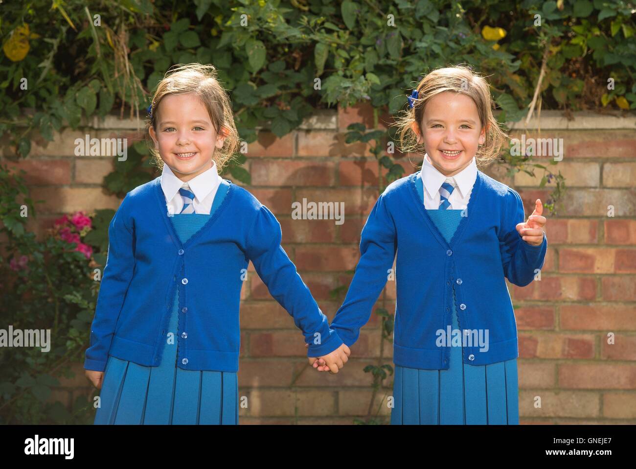 Twins Rosie (left) and Ruby Formosa who were born joined at the abdomen ...