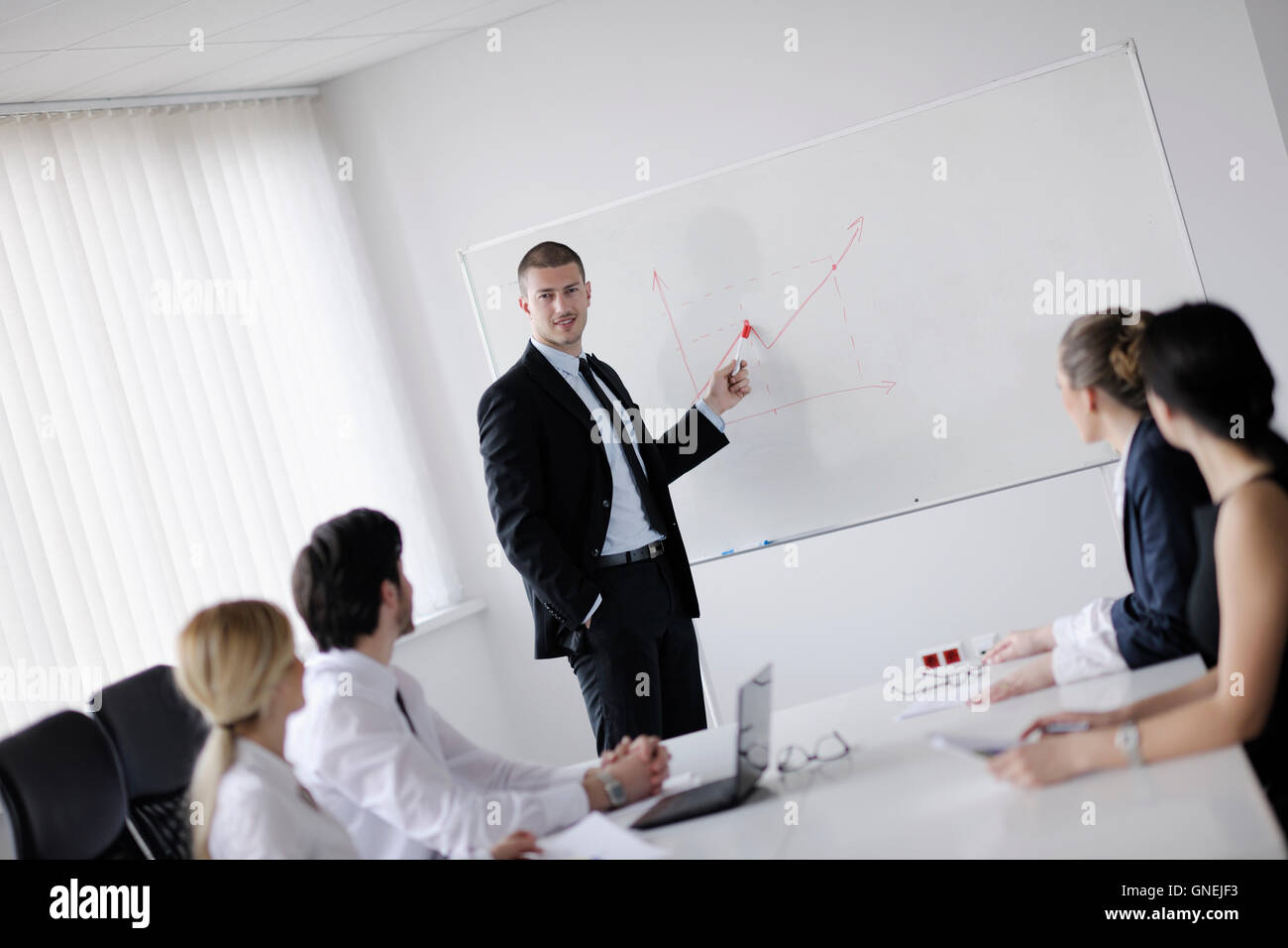 business people in a meeting at office Stock Photo - Alamy
