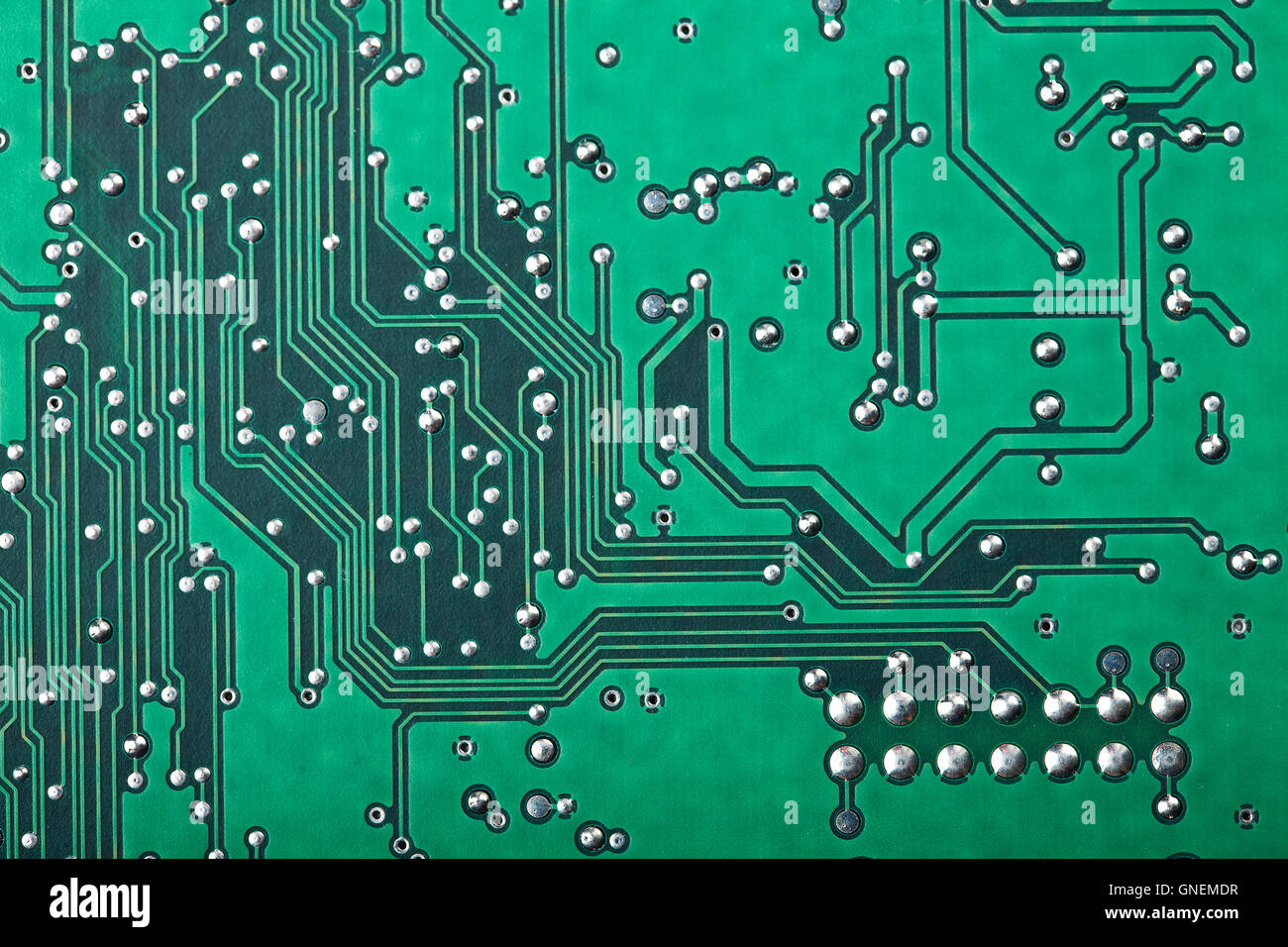 Green hi tech circuit board hi-res stock photography and images - Alamy