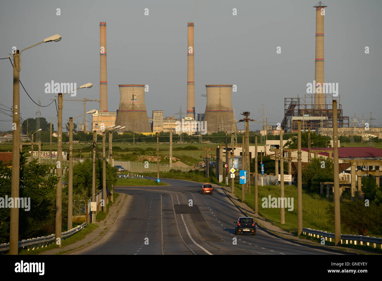 ROMANIA Banat Timisoara Temeswar, power station Stock Photo