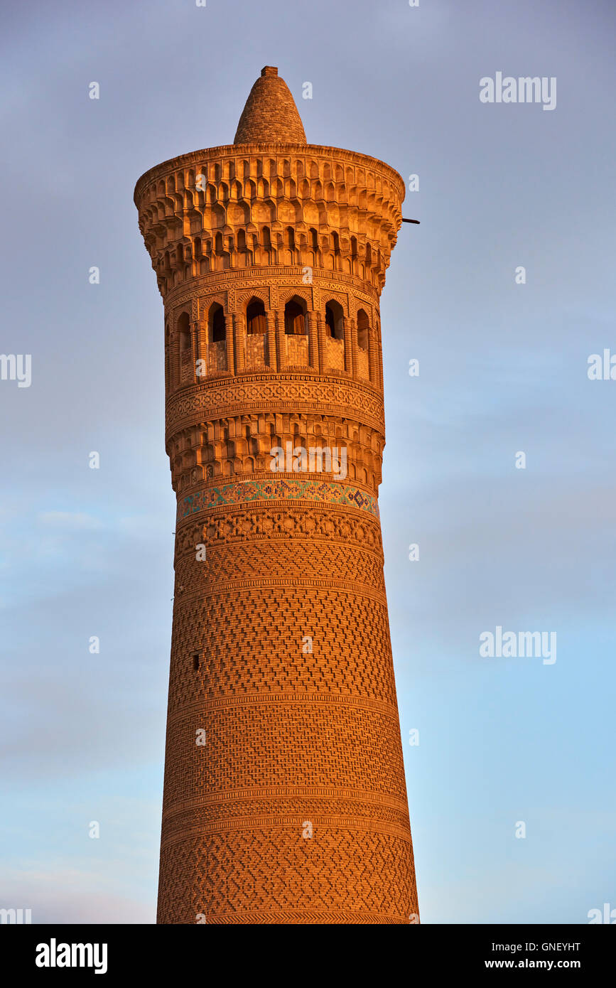 Uzbekistan, Bukhara, Unesco world heritage, Kalon minaret Stock Photo