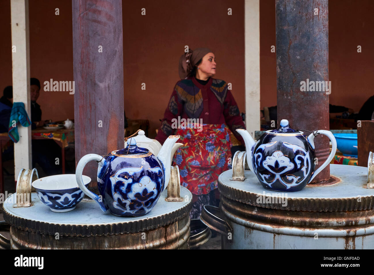 Uzbekistan tea house hi-res stock photography and images - Alamy