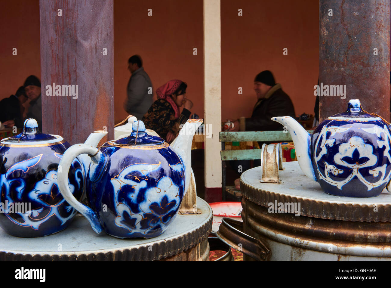 Uzbekistan tea house hi-res stock photography and images - Alamy
