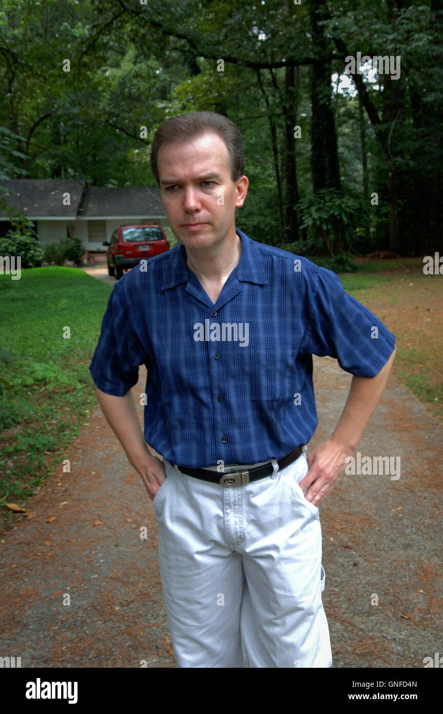 August 17, 2007 - John Mark Karr at home he shares with his father in