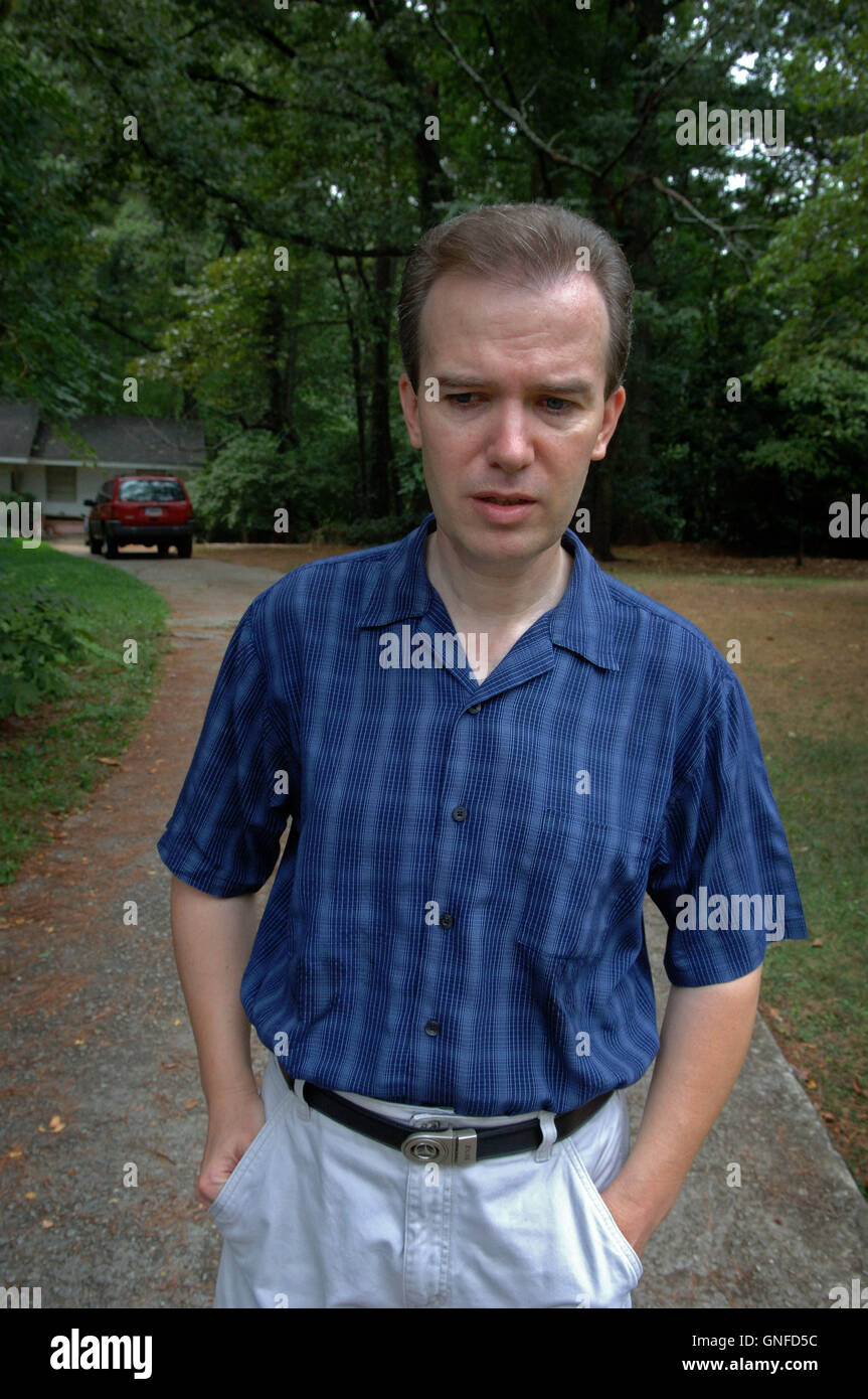 August 17, 2007 - John Mark Karr at home he shares with his father in