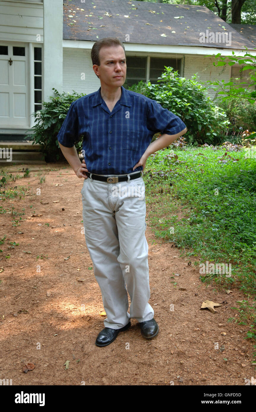 August 17, 2007 - John Mark Karr at home he shares with his father in