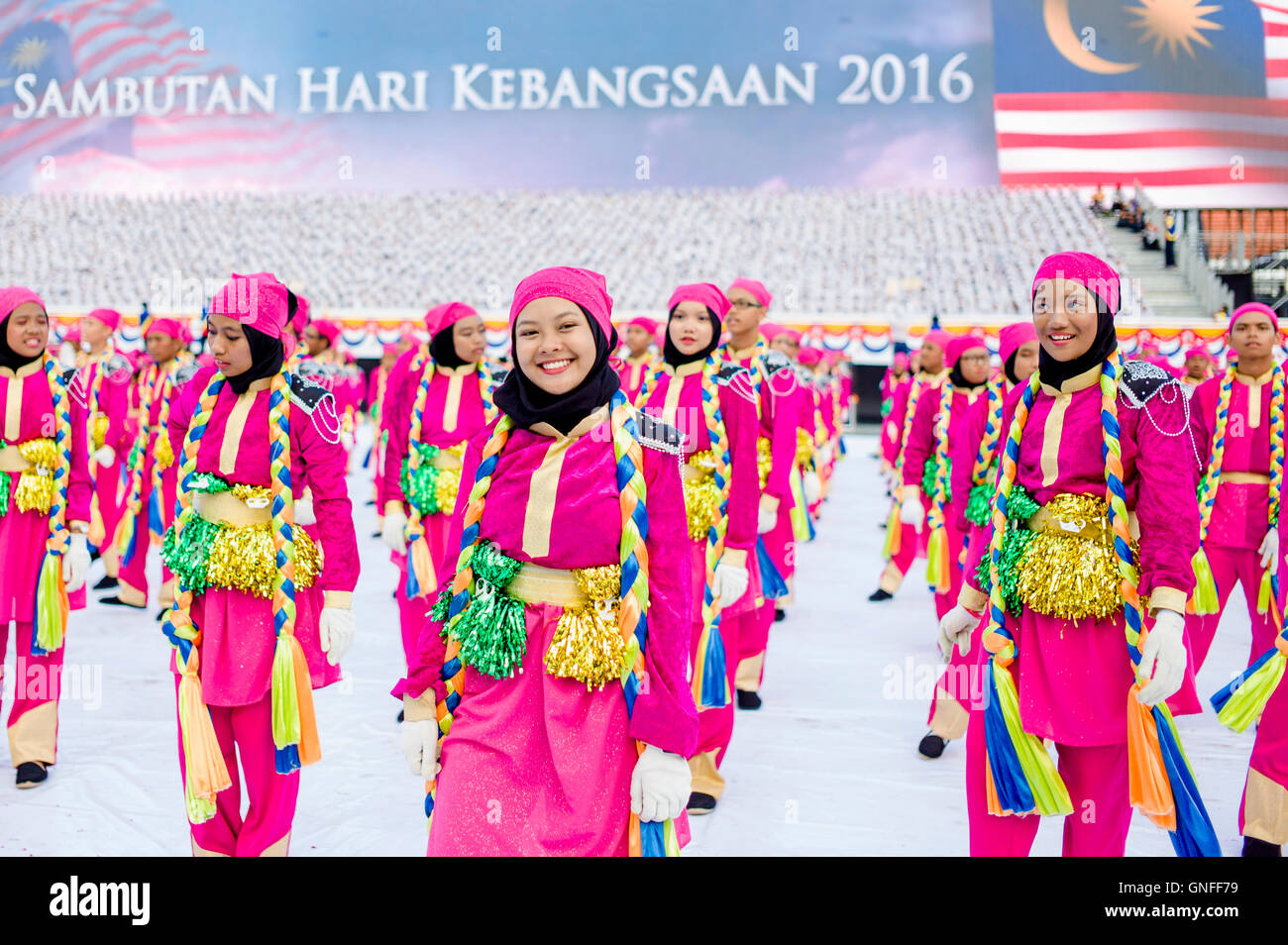 Independence Day Celebrations Kuala Lumpur High Resolution Stock
