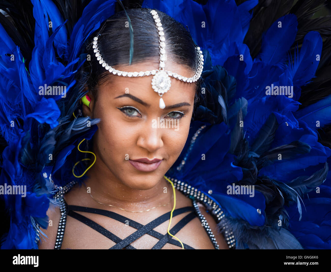 Feathers notting hill carnival outfit hires stock photography and