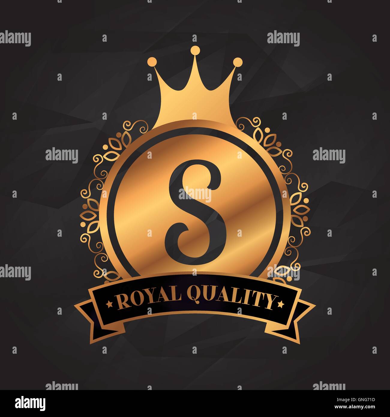 gold frame style isolated icon Stock Vector Image & Art - Alamy